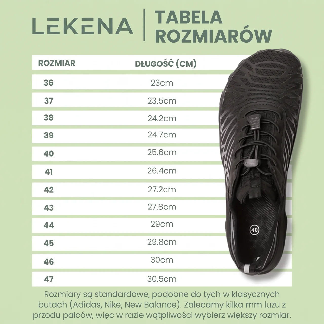 Lekena Barefoot™ Buty na Boso (Unisex)